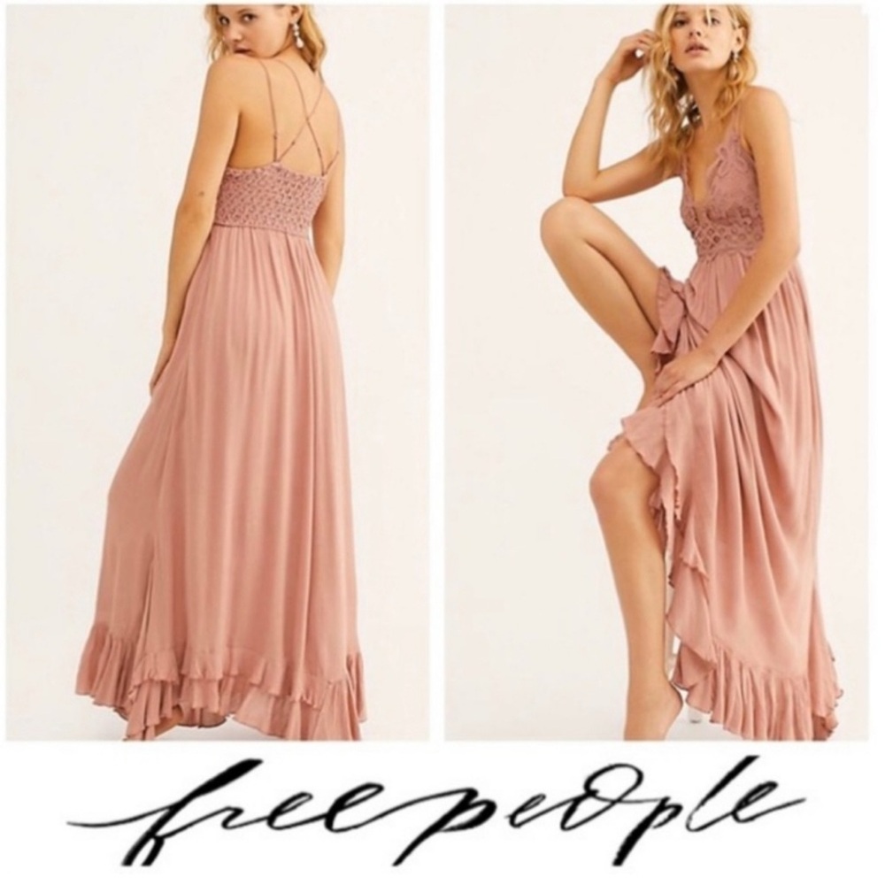 NWT Free People Adella Maxi Slip